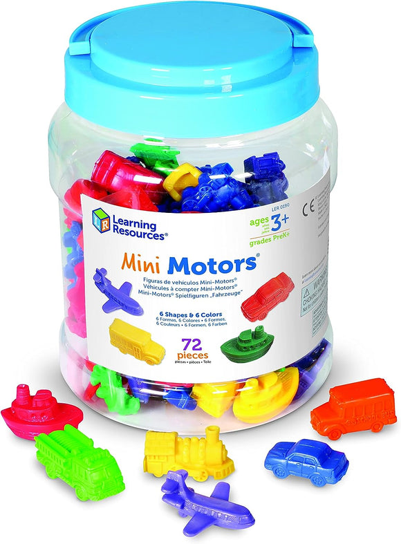 Mini Motors Counting and Sorting Fun Set