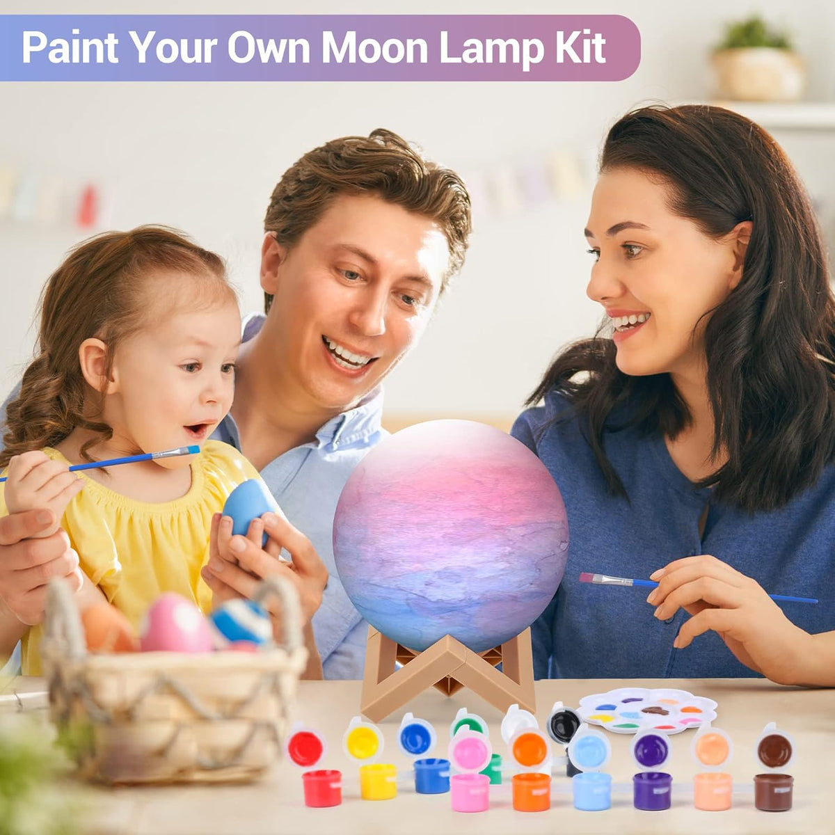 Paint Your Own Moon Lamp Kit – Me100fun