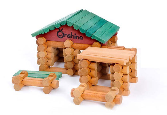 Onshine - Wooden Puzzle House Set