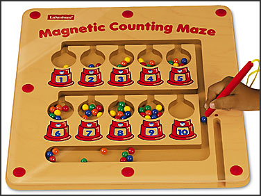 Magnetic Counting Maze