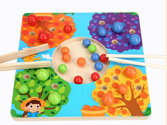 Match and Catch Beads Game