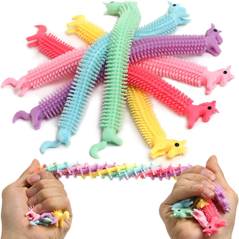 Stretch String Fidget Toy- Worm Noodle Strings Fidget Toy - 14 Long