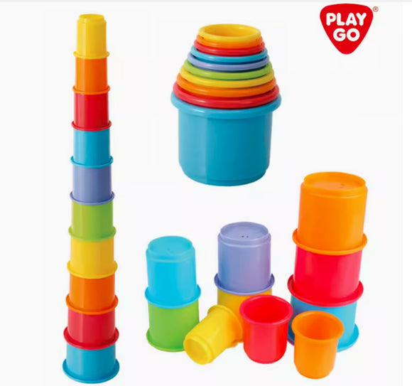 PLAYGO Rainbow Stackin' Cups
