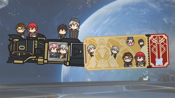 Honkai: Star Rail Express Ticket Sticket Pack (Astral Express Edition)