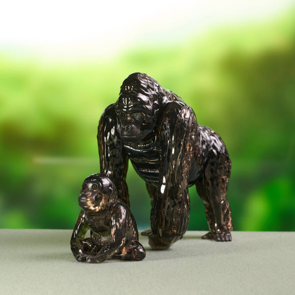 3D Crystal Puzzle - Gorilla & Baby