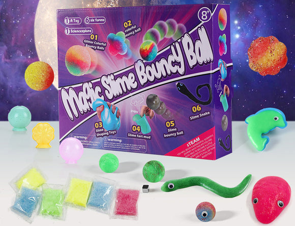 DIY Magic Slime Bouncy Ball Set