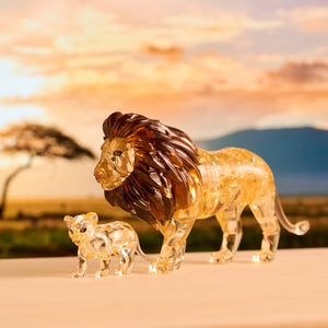 3D Crystal Puzzle - Lion & cub