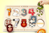 Goryeo Baby Wooden Number Animal Puzzle