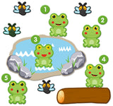 Five Little Speckled Frogs / Ten in the Bed Velcro Set