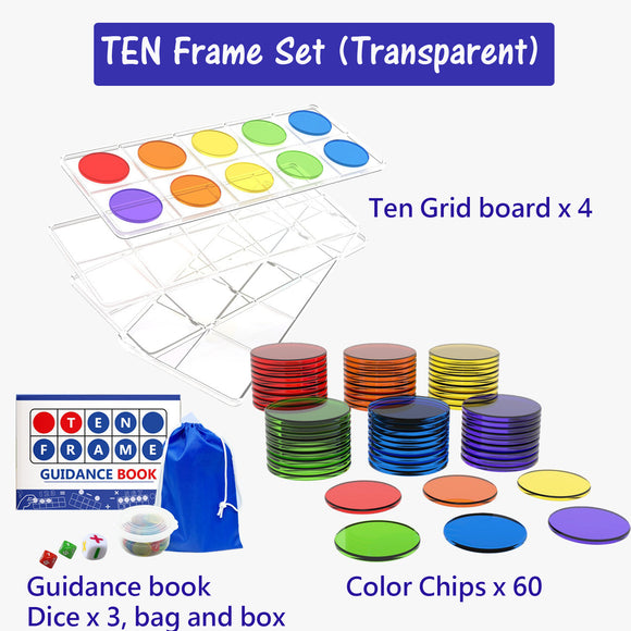 Ten Frame set with Guidance Book
