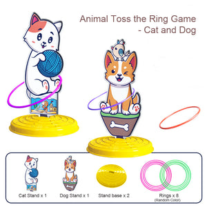 Animals Toss the Ring Game
