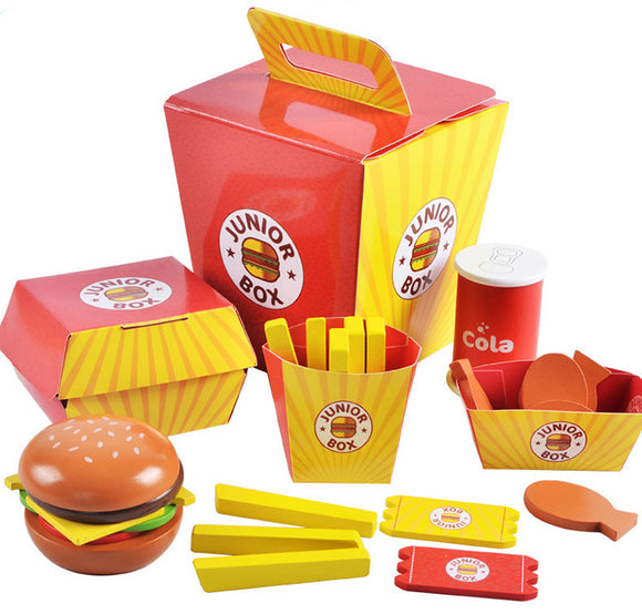 Junior Box Fast Food Burger Set