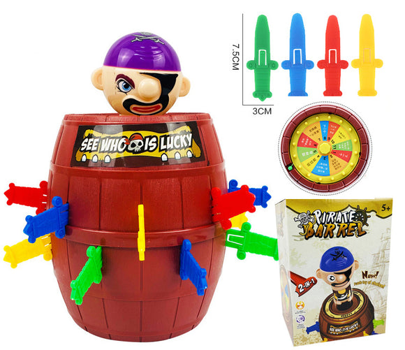 Large Pirate Barrel Pop up Game