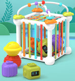 2 in 1 Rainbow Sensory Shape Stacking Toy