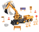 1:55 Die Cast Construction Vehicle with Signs