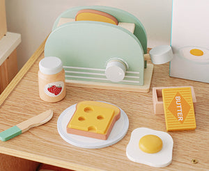 Wooden Toaster Set