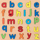 Wooden Numbers Shapes and Alphabet Board