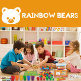 Rainbow Bear Counting Set with Balance Seesaw (102pcs)