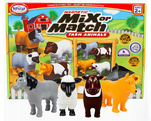 Magnetic Mix or Match Farm Animals