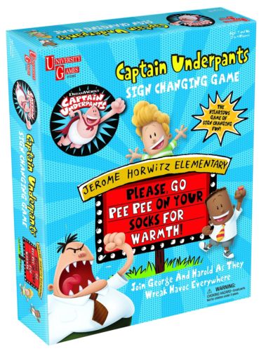 Captain Underpants Sign Changing Game