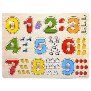 Wooden Puzzle - Number0-9