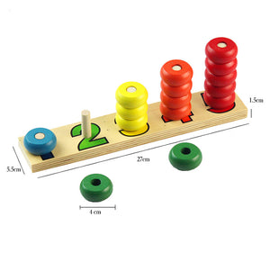 Montessori 1-5 Counting bead Rack