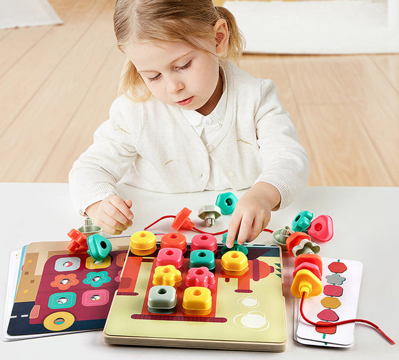 Top Bright Rainbow Stacking Sequencing Box