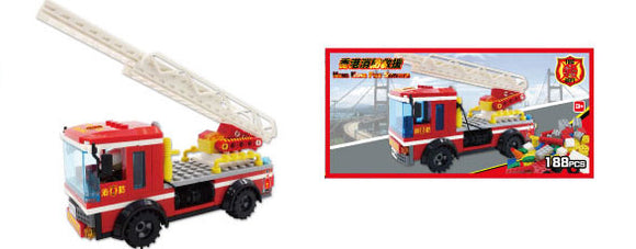 Hong Kong Bricks - Fire Truck w- Ladder