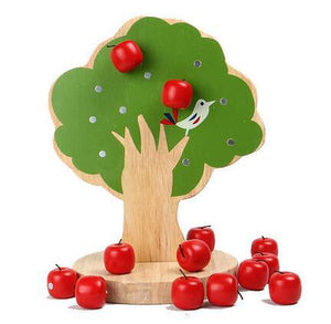 Wooden Magnetic Apple Tree