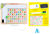Wooden Multi-function double-sided hanging children's drawing board - writing board (Large)