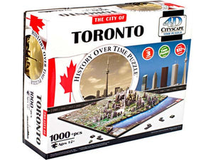 4D Cityscape Time Puzzle - Toronto