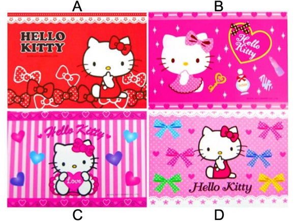 Hello Kitty Make Up Memo Pad w-laser Sticker