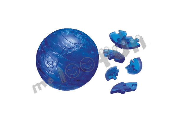 3D Crystal Puzzle - Blue Earth