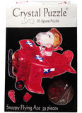 3D Crystal Puzzle - Peanuts Snoopy Flying Ace