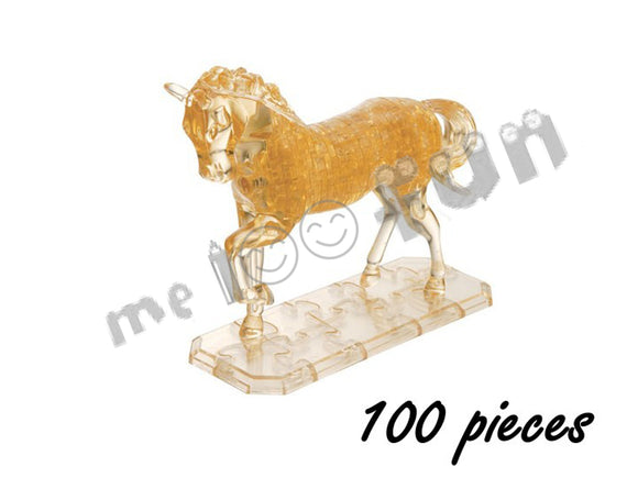 3D Gold Horse Puzzle