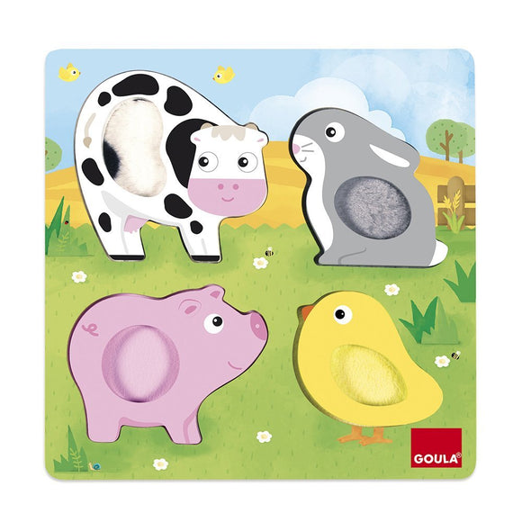 Goula - Farm Animals Tactle Puzzle