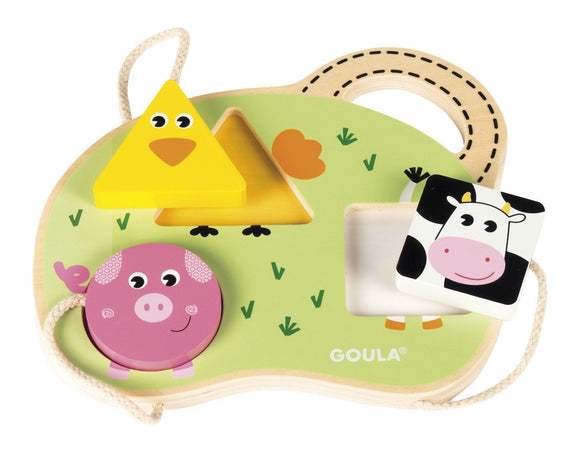 Goula - 3 Farm Animals Puzzle