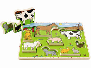Farm Animals Stand-up Puzzle