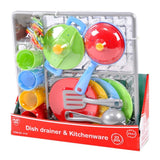PLAYGO - Dish Drainer & Kitchenware Set(23 PCS)