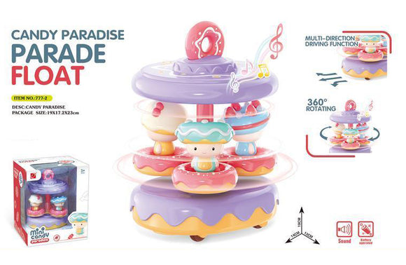 Candy Paradise- Donut PARADE FLOAT w/Light & Sound