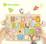 Goryeo Baby Wooden English Animal Puzzle