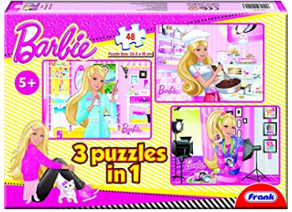 Frank Barbie 3 Puzzle in 1 (48pcs)