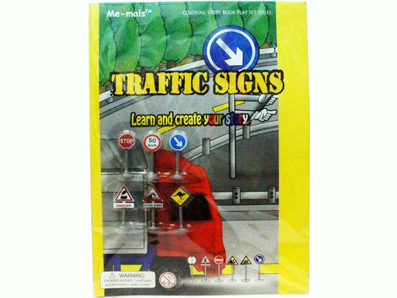 Coloring story book - Traffic Signs