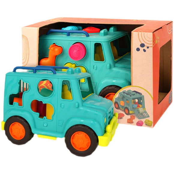 B.Toys Shape Matching Building Blocks Toy Truck