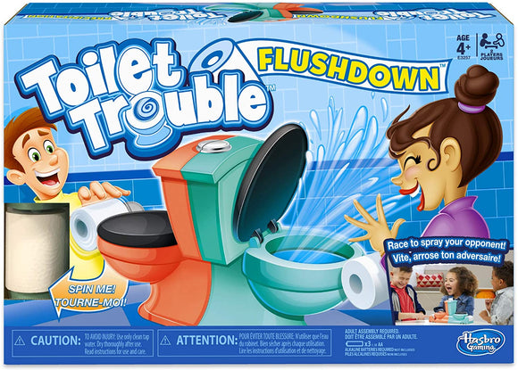 Hasbro Gaming Toilet Trouble Flushdown