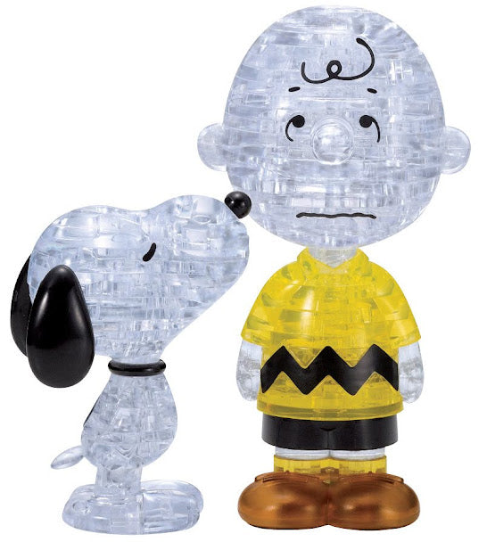 3D Crystal Puzzle - Snoopy & Charlie Brown (Deluxe)