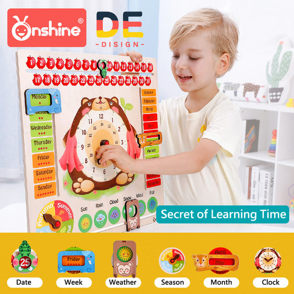 Onshine Little Bear Time Cognition Board