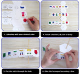 DIY Turn and Twist Block clothes changing doll