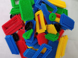 Me100fun Construction Blocks - Bristle Blocks (70pcs)