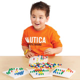 Pegs and Peg Board Set, 5 Boards, 1000 Pegs (Pack of 1005)